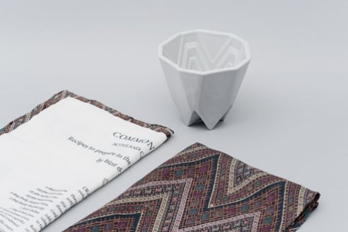 KATY WEST / JELLY MOULD AND TEA CLOTH
